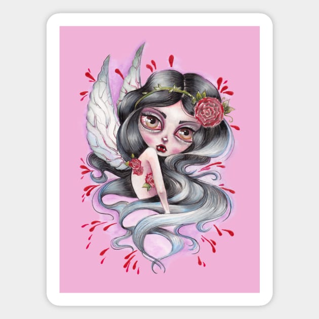 Vampire Diva Magnet by Enchanted Fields